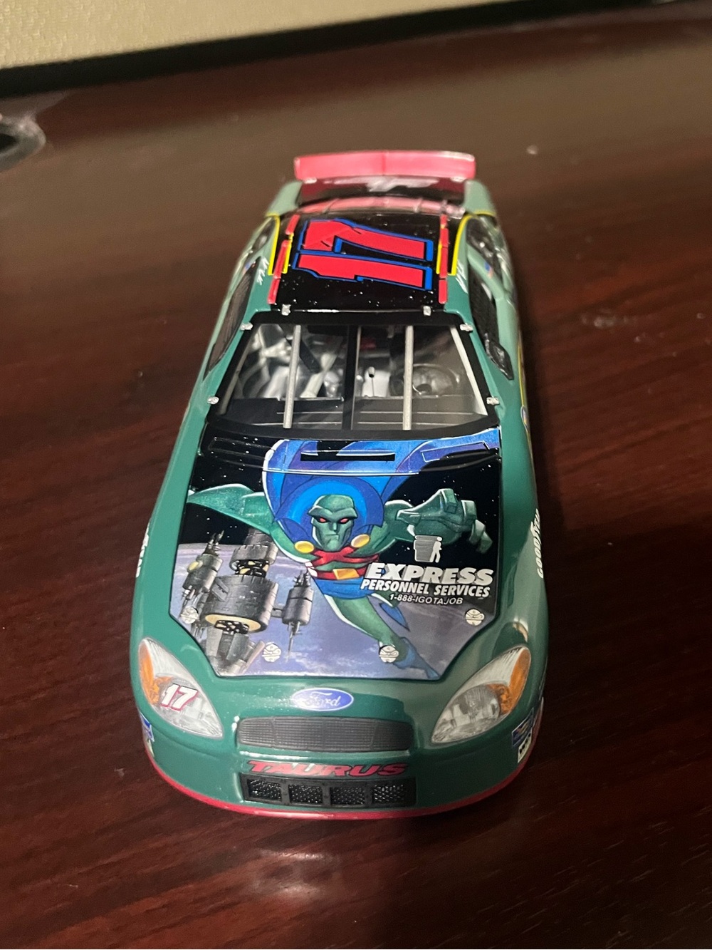 Matt Kenseth #17 Martian Manhunter Die Cast NASCAR COLLECTIBLE Limited Edition